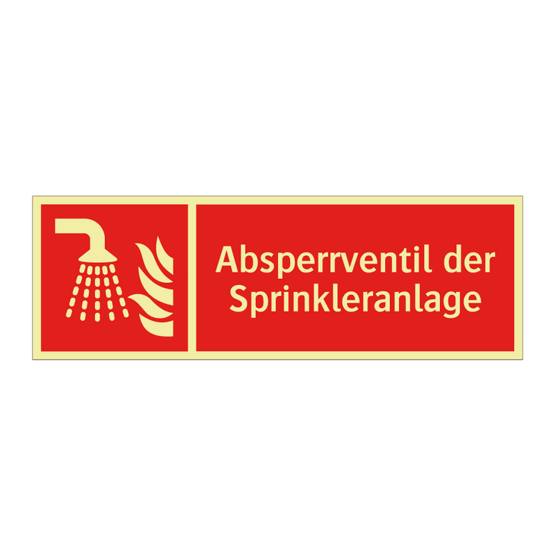 Absperrventil der Sprinkleranlage