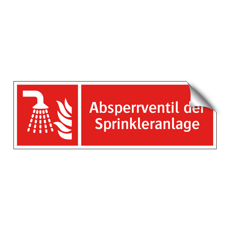 Absperrventil der Sprinkleranlage