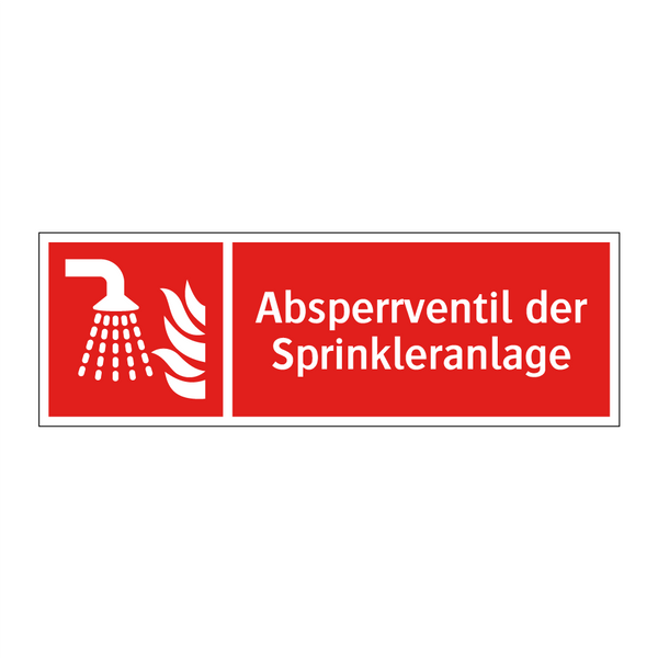 Absperrventil der Sprinkleranlage