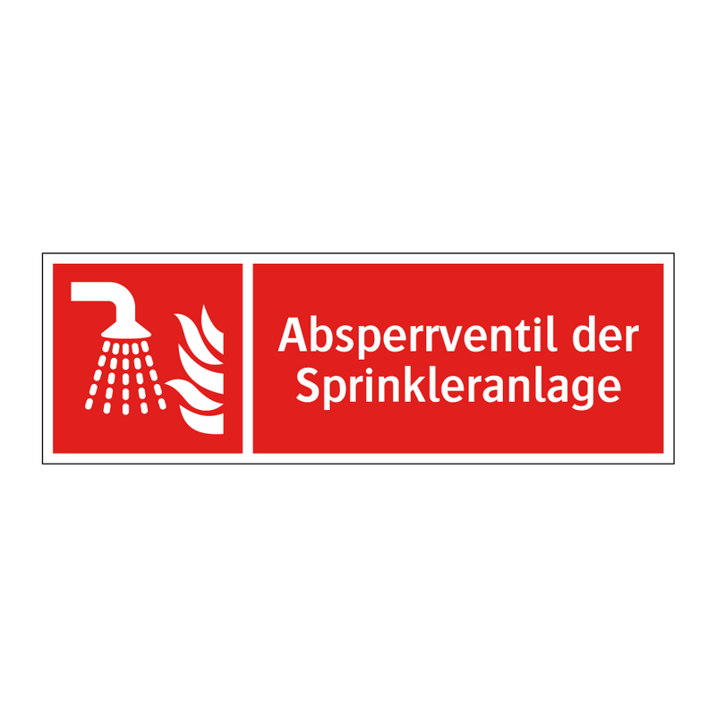 Absperrventil der Sprinkleranlage