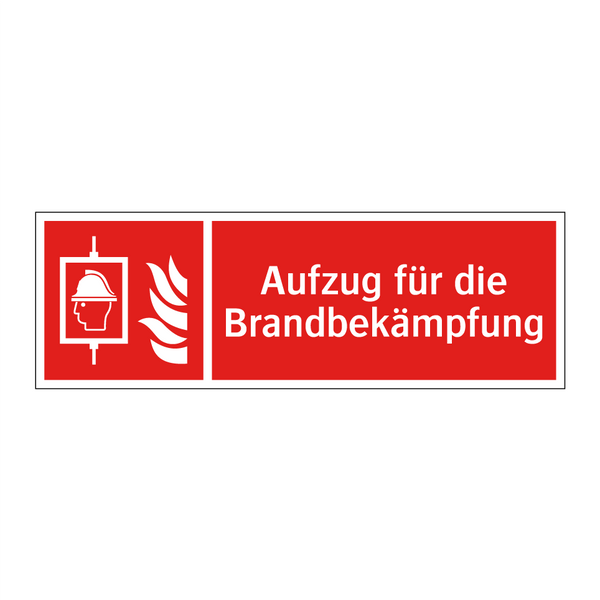 Aufzug für die Brandbekämpfung