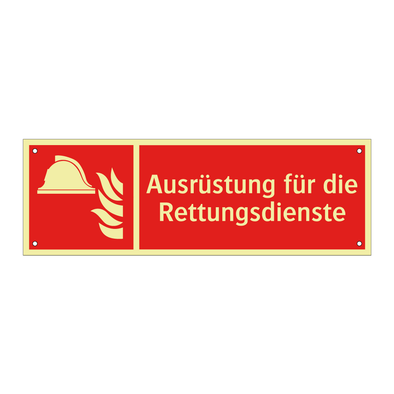 Ausrüstung für die Rettungsdienste