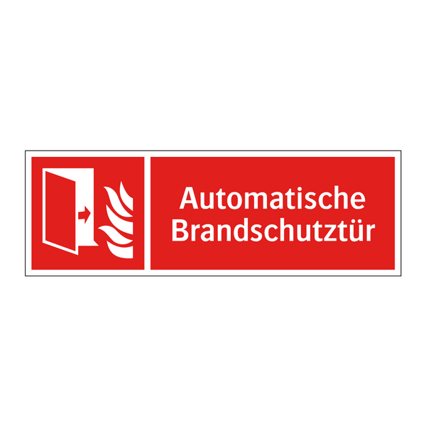 Automatische Brandschutztür