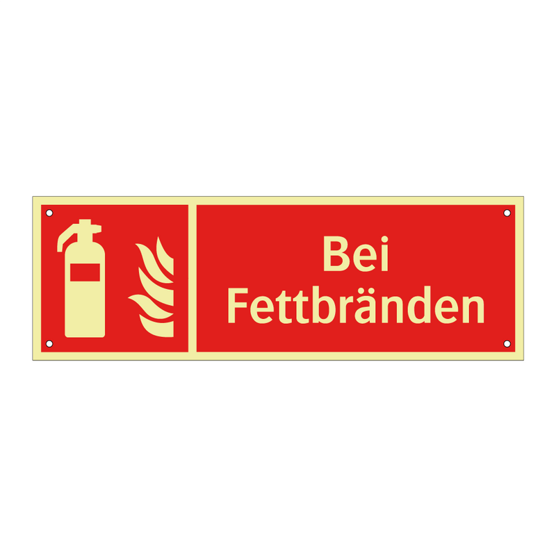 Bei Fettbränden