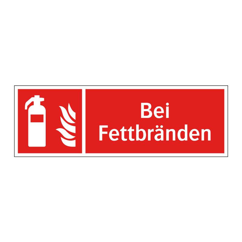 Bei Fettbränden