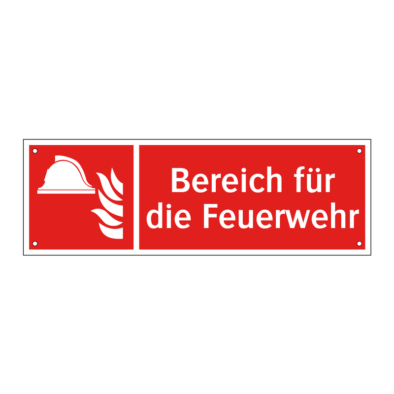 Bereich für die Feuerwehr