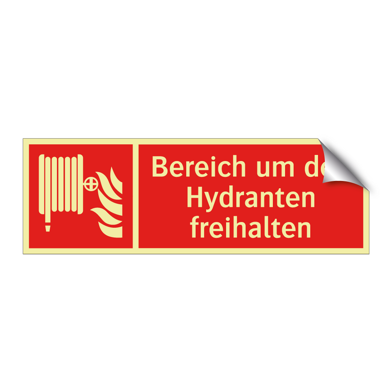 Bereich um den Hydranten freihalten