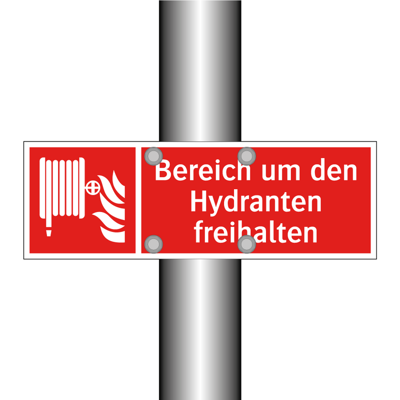 Bereich um den Hydranten freihalten