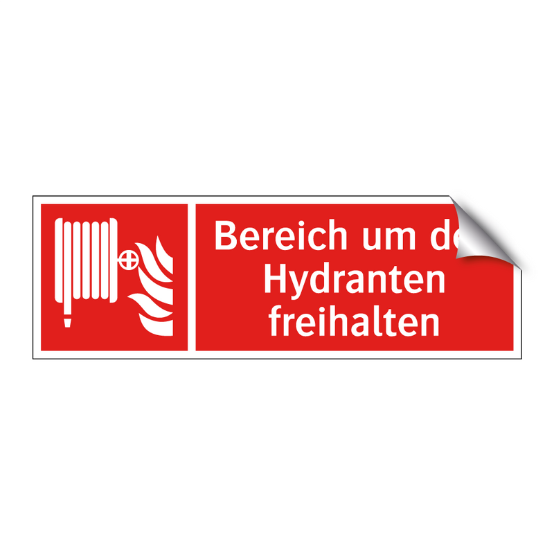 Bereich um den Hydranten freihalten