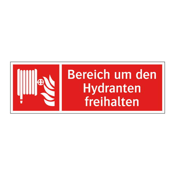 Bereich um den Hydranten freihalten