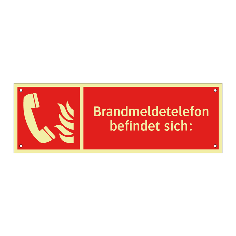 Brandmeldetelefon befindet sich: