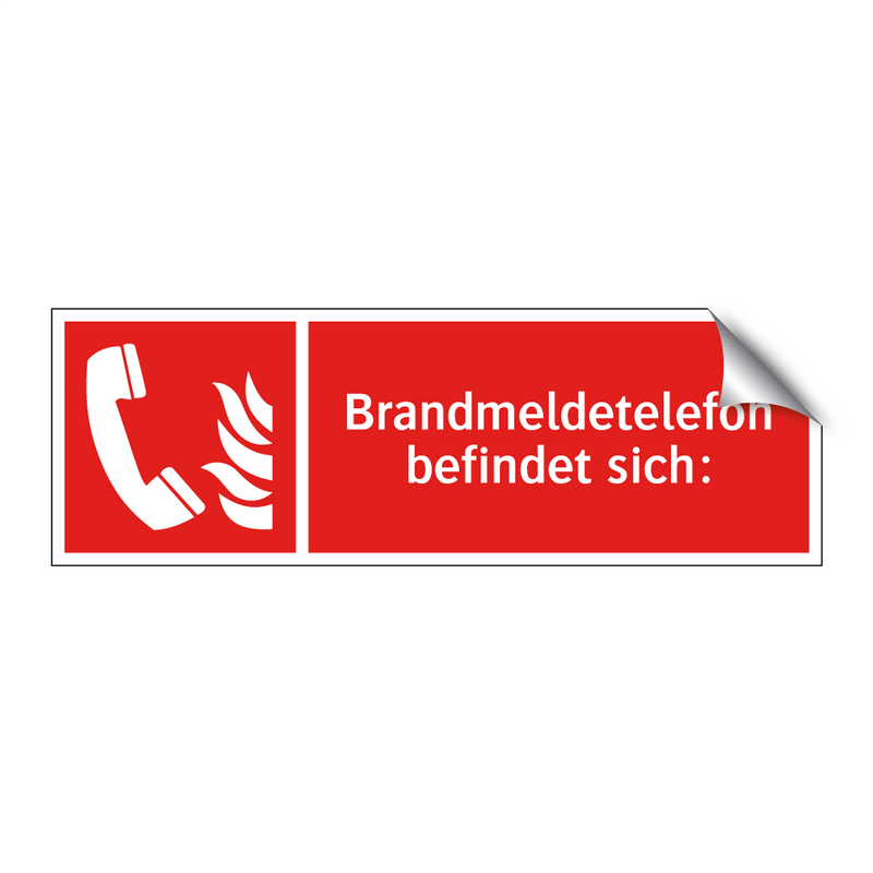 Brandmeldetelefon befindet sich: