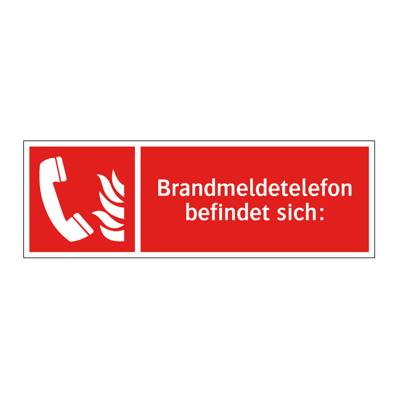 Brandmeldetelefon befindet sich: