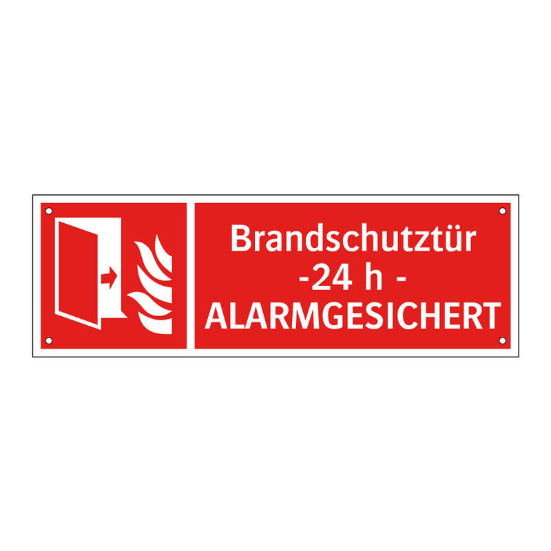 Brandschutztür -24 h - ALARMGESICHERT