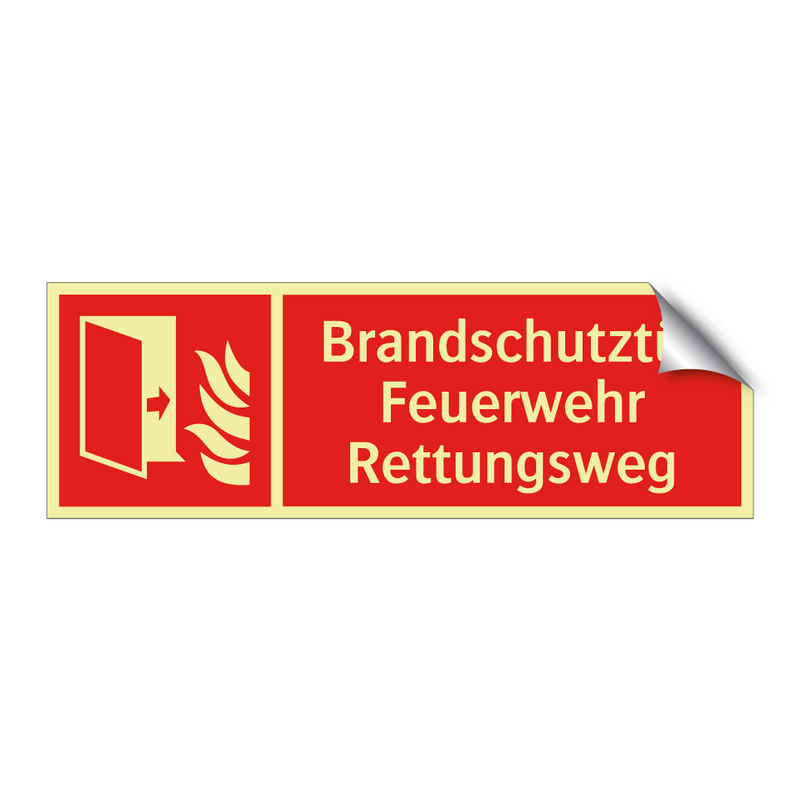 Brandschutztür Feuerwehr Rettungsweg