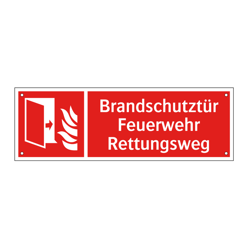 Brandschutztür Feuerwehr Rettungsweg