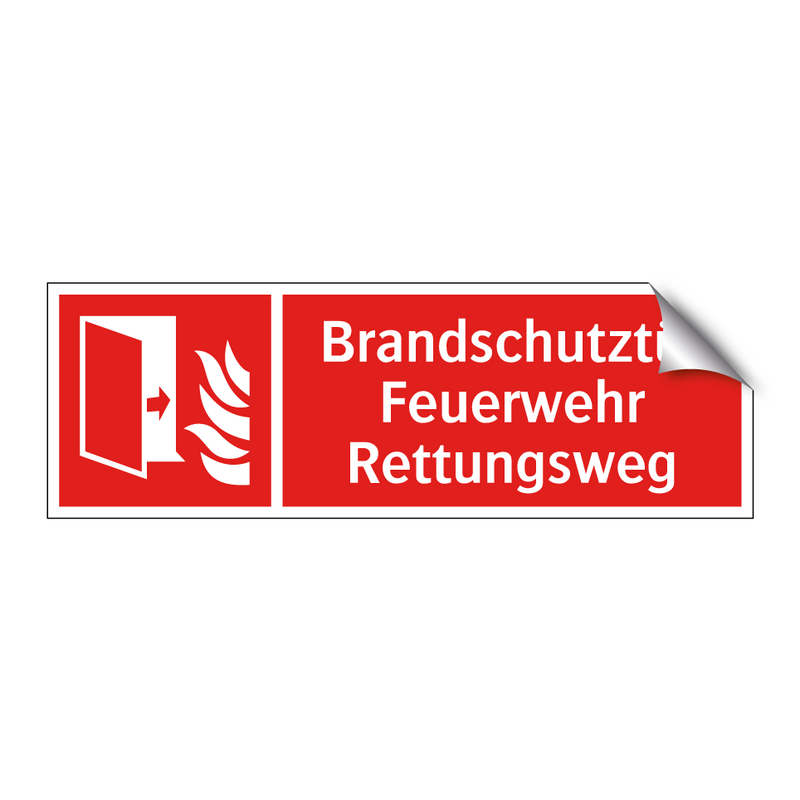 Brandschutztür Feuerwehr Rettungsweg