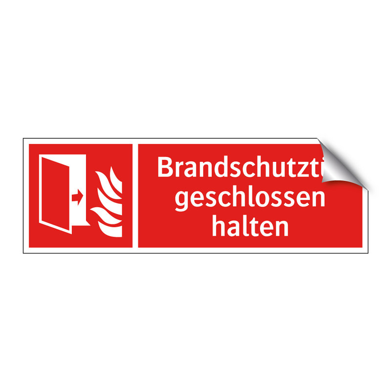 Brandschutztür geschlossen halten