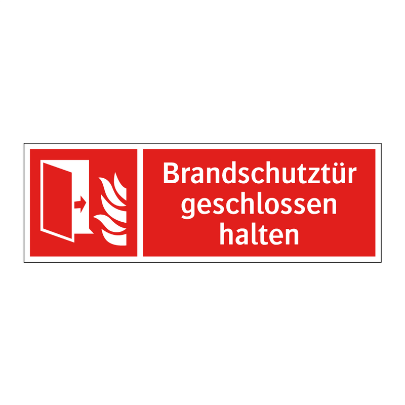 Brandschutztür geschlossen halten