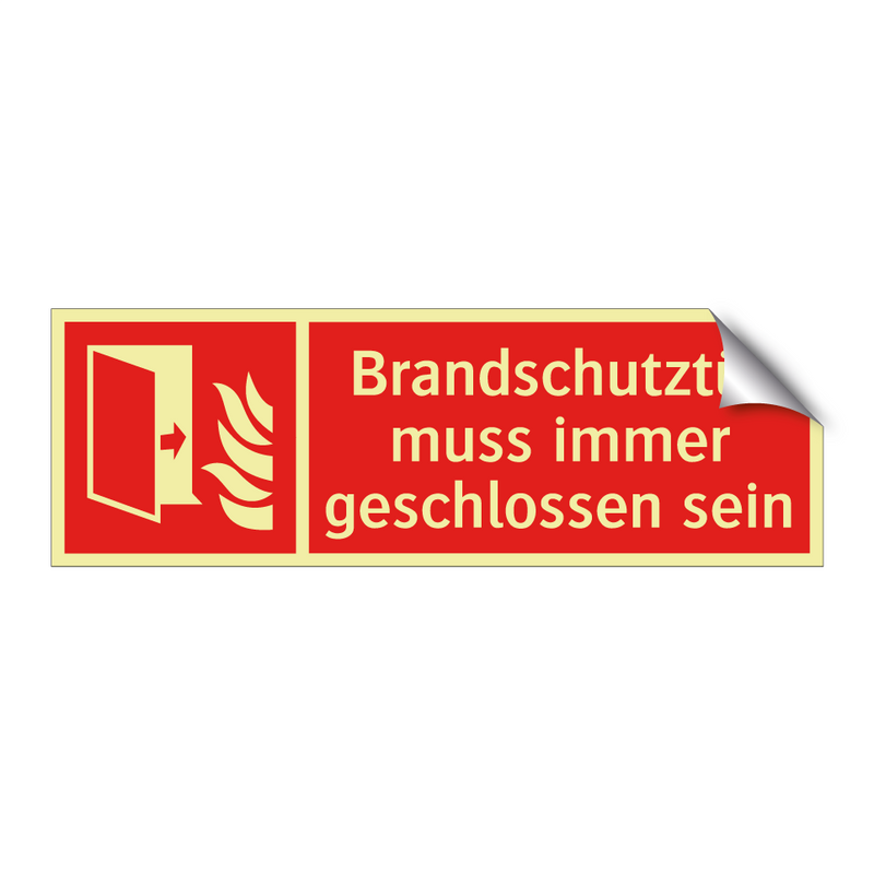 Brandschutztür muss immer geschlossen sein