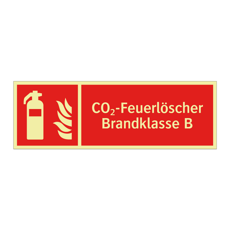 CO₂-Feuerlöscher Brandklasse B