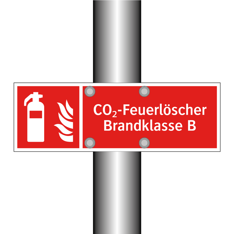 CO₂-Feuerlöscher Brandklasse B