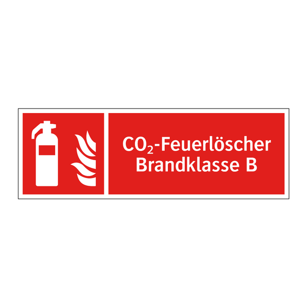 CO₂-Feuerlöscher Brandklasse B