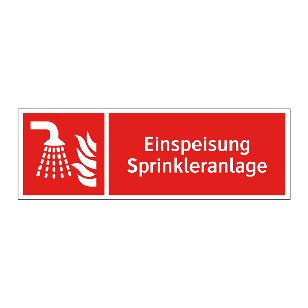 Einspeisung Sprinkleranlage