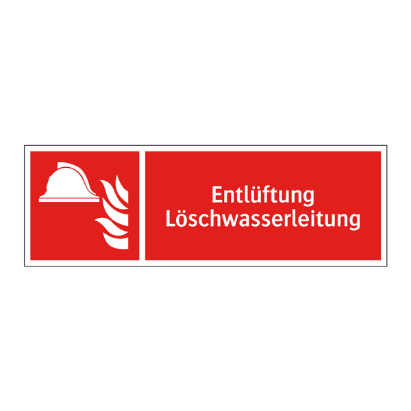 Entlüftung Löschwasserleitung