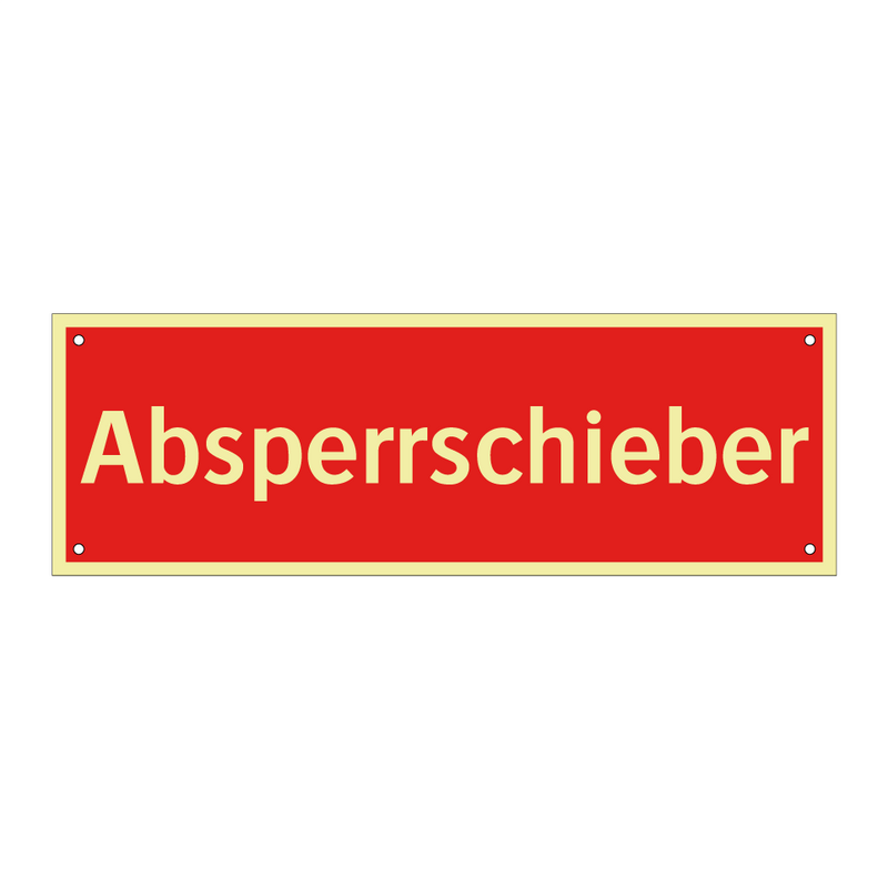 Absperrschieber