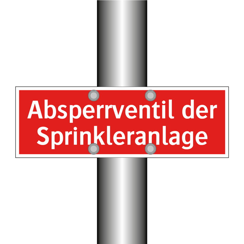 Absperrventil der Sprinkleranlage