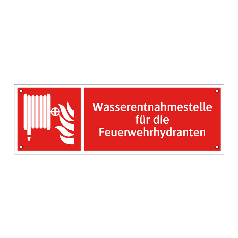 Wasserentnahmestelle für die Feuerwehrhydranten