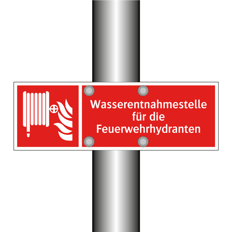 Wasserentnahmestelle für die Feuerwehrhydranten