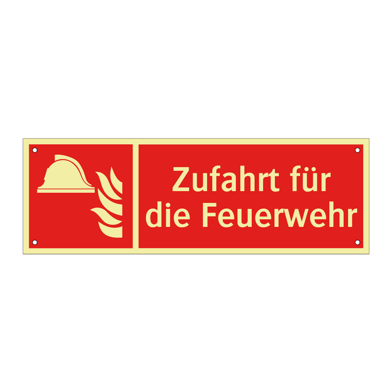 Zufahrt für die Feuerwehr