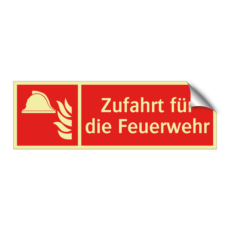 Zufahrt für die Feuerwehr