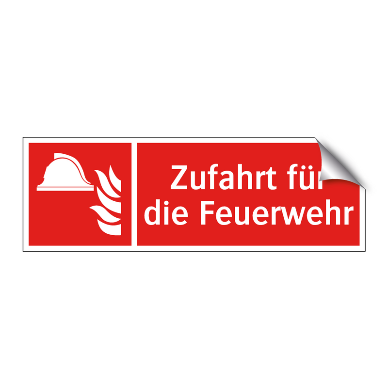 Zufahrt für die Feuerwehr