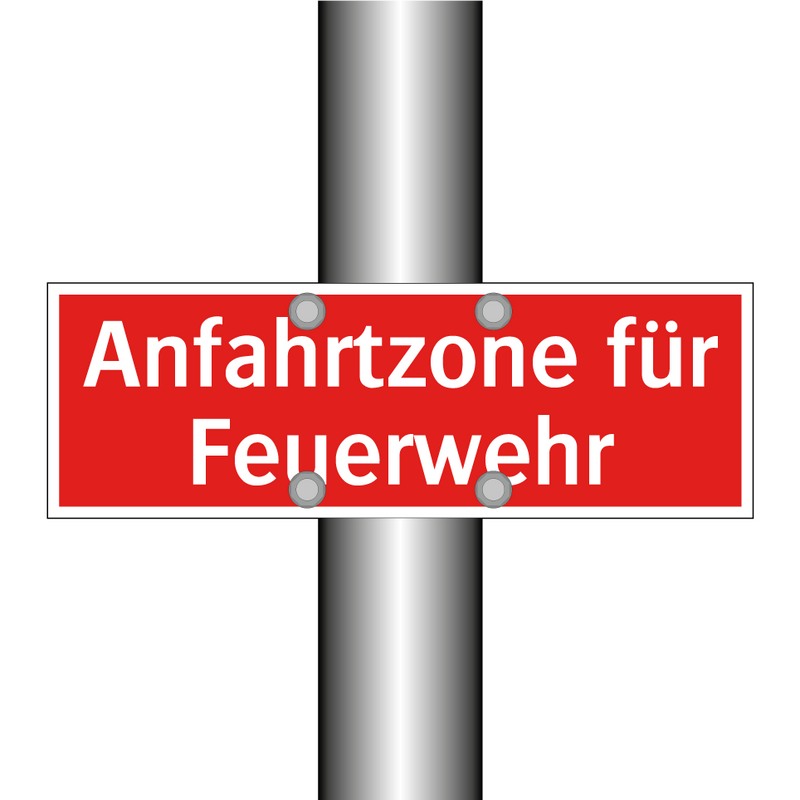 Anfahrtzone für Feuerwehr