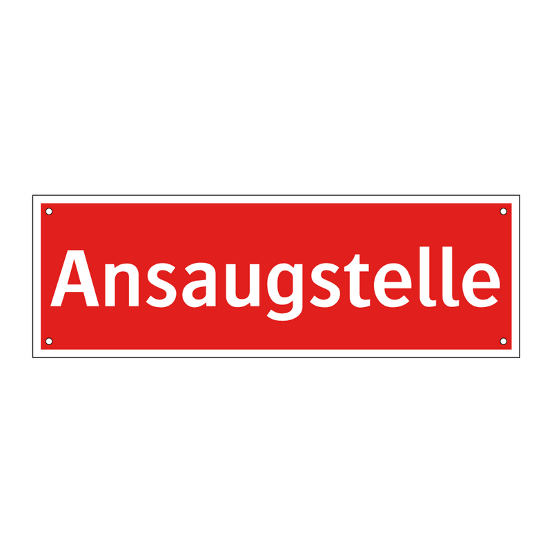 Ansaugstelle