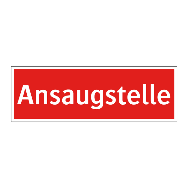 Ansaugstelle