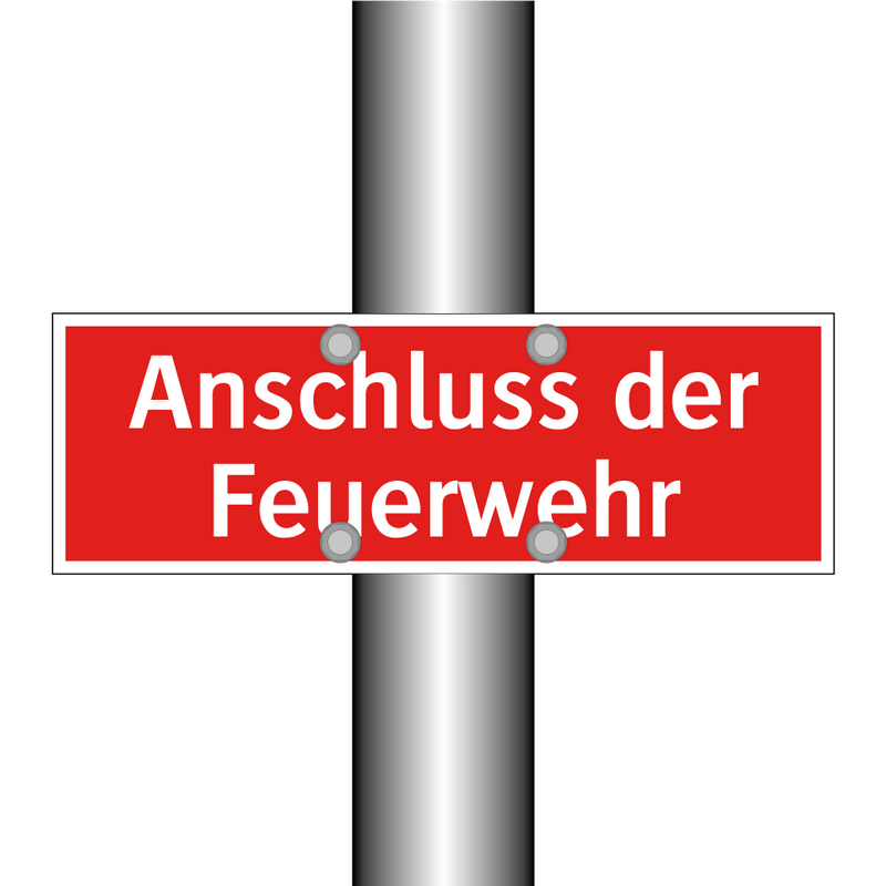 Anschluss der Feuerwehr