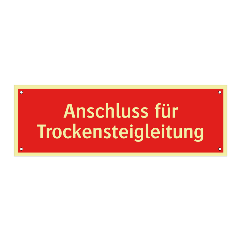 Anschluss für Trockensteigleitung