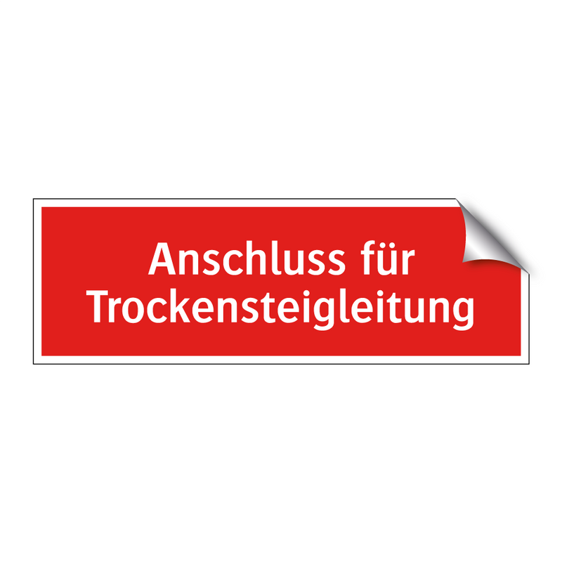 Anschluss für Trockensteigleitung