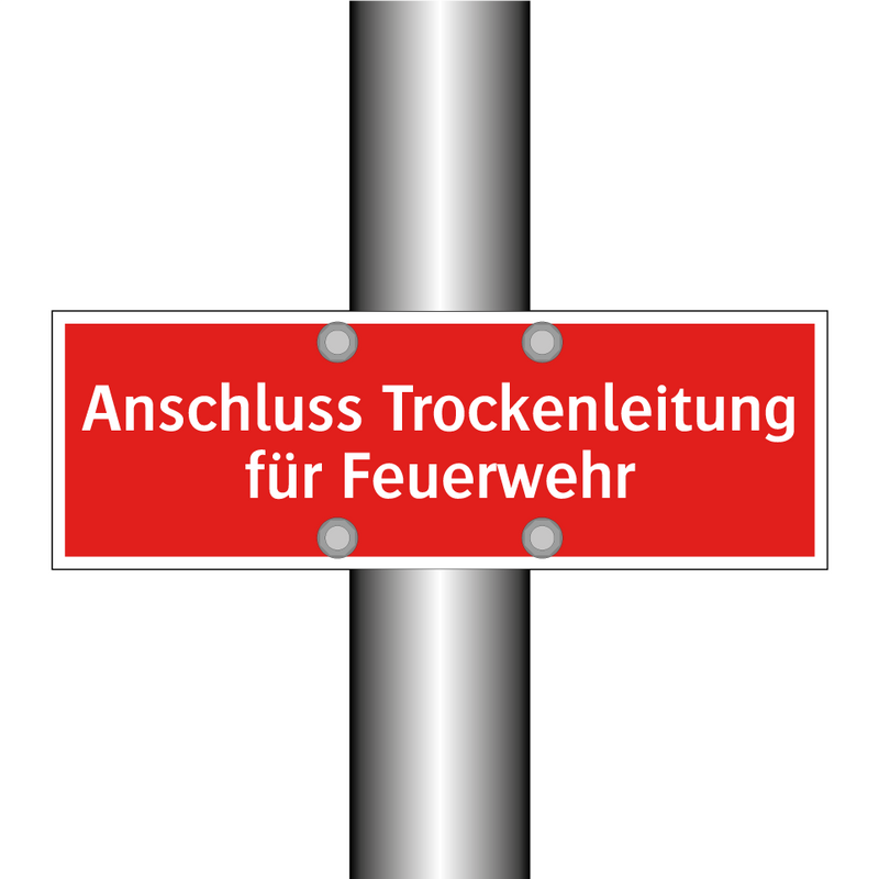 Anschluss Trockenleitung für Feuerwehr