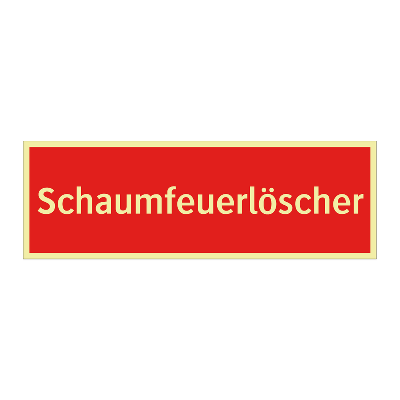 Schaumfeuerlöscher