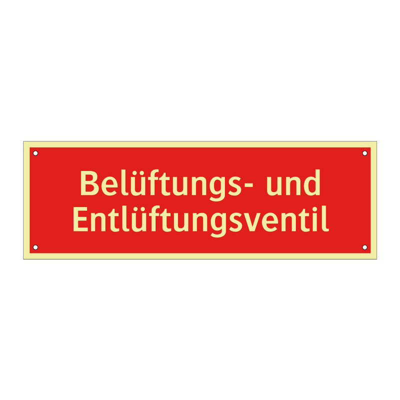 Belüftungs- und Entlüftungsventil