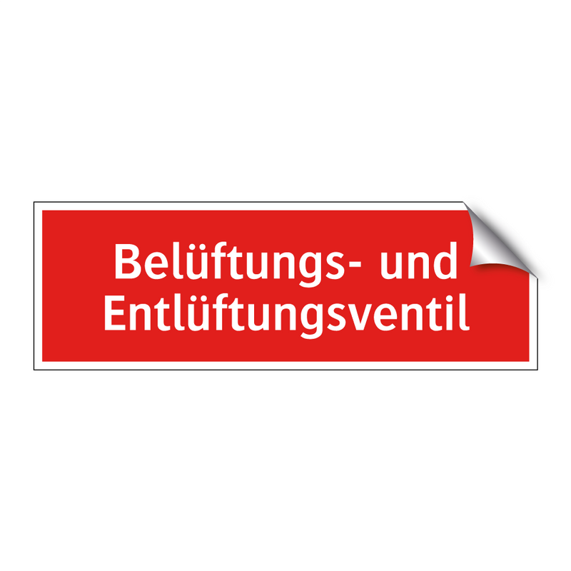 Belüftungs- und Entlüftungsventil