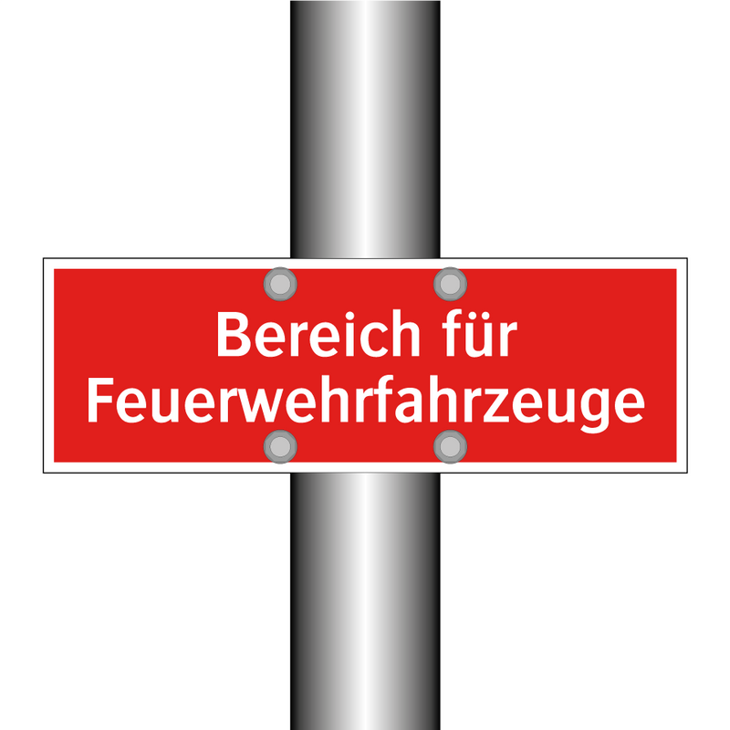 Bereich für Feuerwehrfahrzeuge