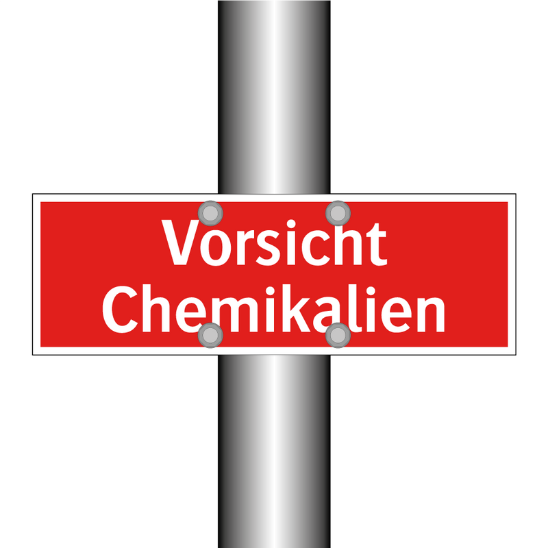 Vorsicht Chemikalien