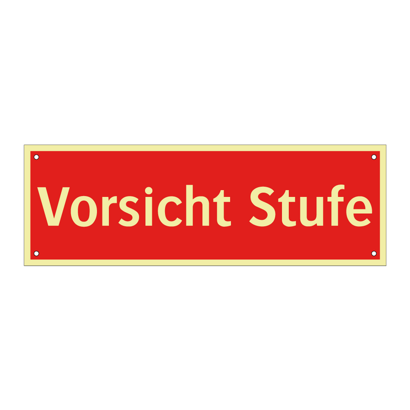 Vorsicht Stufe