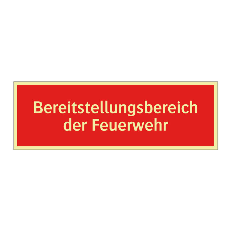 Bereitstellungsbereich der Feuerwehr